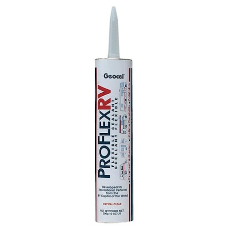 Tool GC28928 10 oz California Pro Flex RV Flexible Sealant, Clear TO3584268